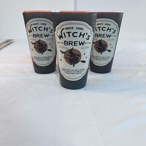 Witch’s Brew Halloween Plastic Cups Set of 6
